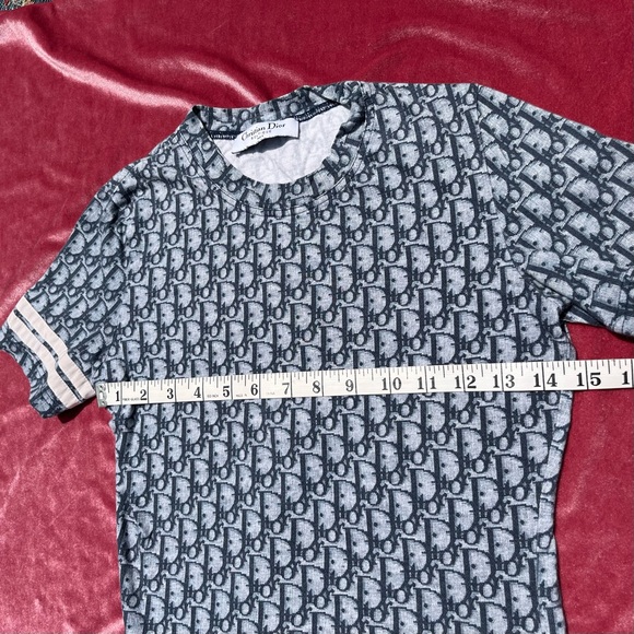 DIOR β’ AUTHENTIC Y2K VINTAGE MONOGRAM BABY TEE - Picture 7 of 9